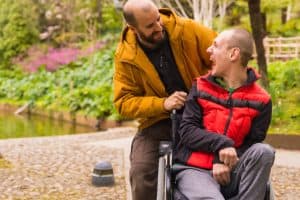 Accompagnant de personne handicapée