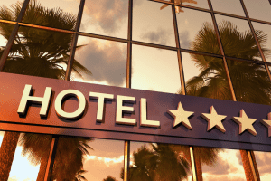 Façade d'un hotel 4 étoiles