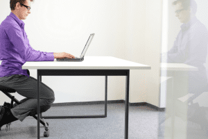 Position de travail ergonomique