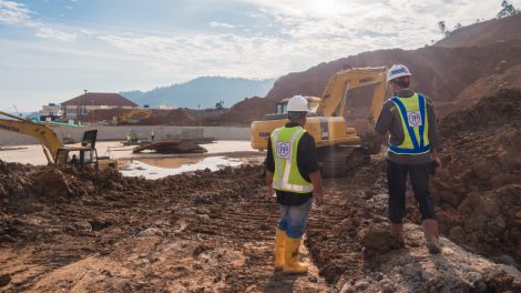 Inspection d'un chantier public