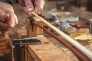 Fabrication d'un archet de violon