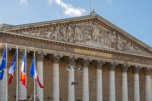 Façade de l'assemblée nationale