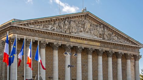 Façade de l'assemblée nationale