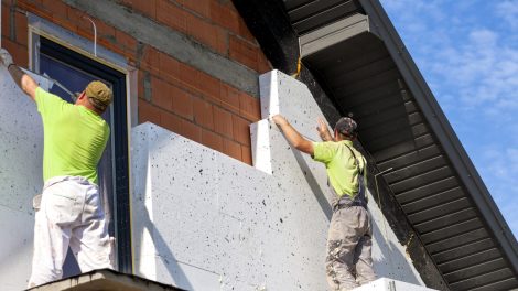 Isolation thermique d'un bâtiment par l'extérieur