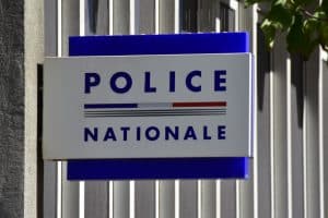 Panneau de la Police nationale