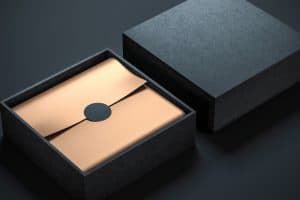 Boite en carton de luxe