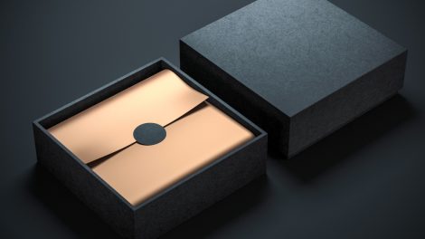 Boite en carton de luxe