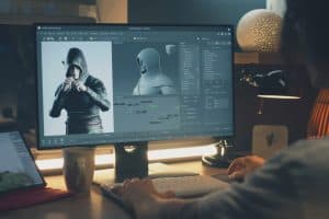 Réalisation d'un personnage de jeu vidéo sur ordinateur