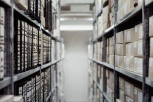 Salle d'archives