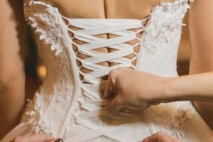 Corset de robe de mariée